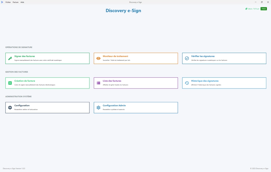 Discovery E-Sign, solution de facturation et signature électroniques homologuée par TunTrust